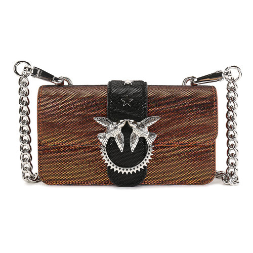 PINKO 棕色系 女士 單肩包 1P218LY51R ZZO