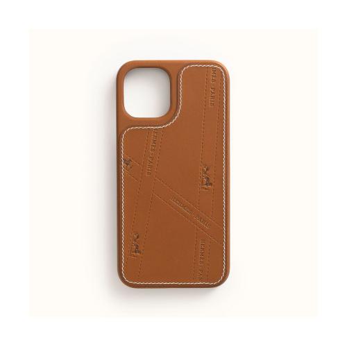  HERMES愛馬仕 22年秋冬 男士 手機(jī)殼 Coque Hermes Bolduc avec MagSafe pour iPhone 12 et iP 預(yù)定商品2-6周發(fā)貨