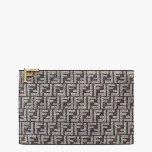  FENDI芬迪 22年秋冬 女士 手拿包 Large Flat Pouch 8N0178ALMKF1IQR