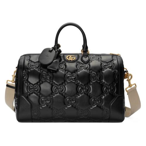  GUCCI古馳 22年秋冬 男士 GG Matelasse 絎縫中號旅行包 700762 UM8FG 1046