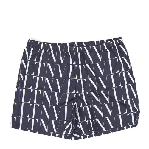 Valentino 華倫天奴 男士 服裝  藍(lán)色字母印花短褲泳褲 男士短褲