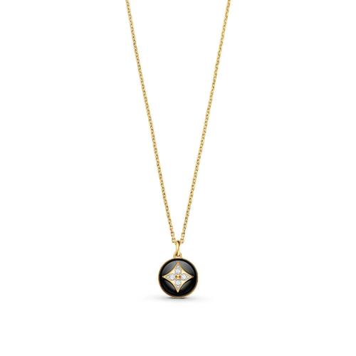  LV路易威登 22年秋冬 男士 項(xiàng)鏈 B BLOSSOM 1*w*8K 金縞瑪瑙鉆石項(xiàng)鏈 Q93746 預(yù)定商品2-8周發(fā)貨