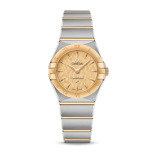 OMEGA/歐米茄 星座系列 精鋼 18K金 石英機(jī)芯 女士腕表 131.20.25.60.08.001