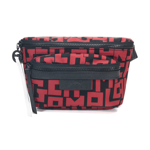 Longchamp/瓏驤 女士LEPLIAGELGP系列中號織物胸包斜挎包腰包10034412