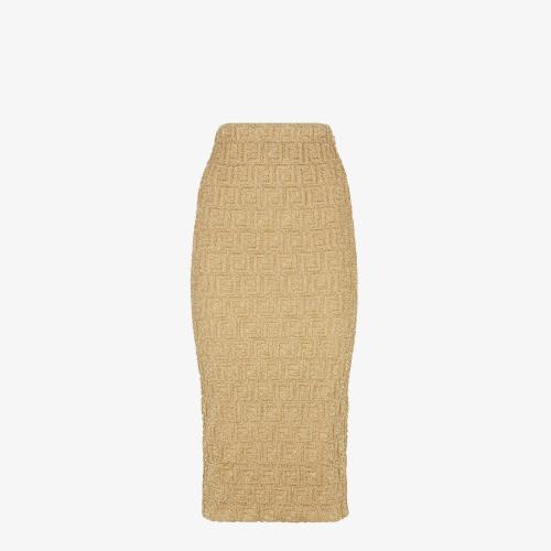  FENDI芬迪 22年秋冬 女士 半身裙 Skirt FZQ671AJTIF0VT1