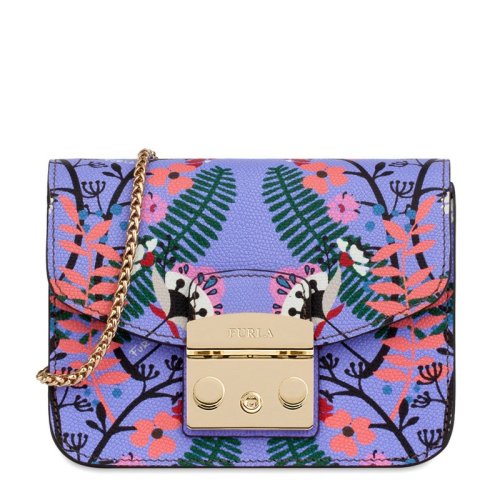 FURLA/芙拉 METROPOLIS系列 女士時(shí)尚多色水果印花圖案經(jīng)典MINI鏈條單肩包斜挎包小豬包女包 多色可選 其它