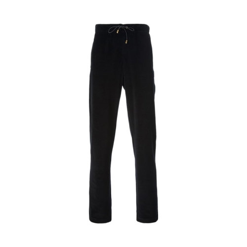 VERSACE/范思哲 男士黑色棉質(zhì)混紡休閑褲長褲 A69968-A209743-A008