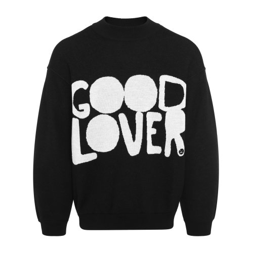 Valentino/華倫天奴 男士GOOD LOVER提花針織衫毛衣 UV0KC12I6VB0NA 20年秋冬