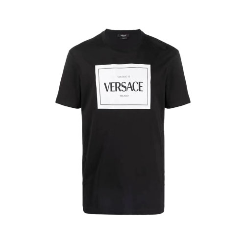 Versace范思哲  主線Box Logo男士T恤