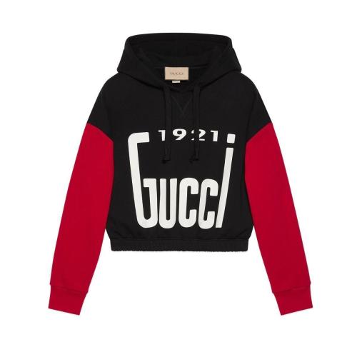  GUCCI古馳 22年秋冬 女士 “1921 Gucci”印花棉質(zhì)衛(wèi)衣 671507 XJDRT 1082