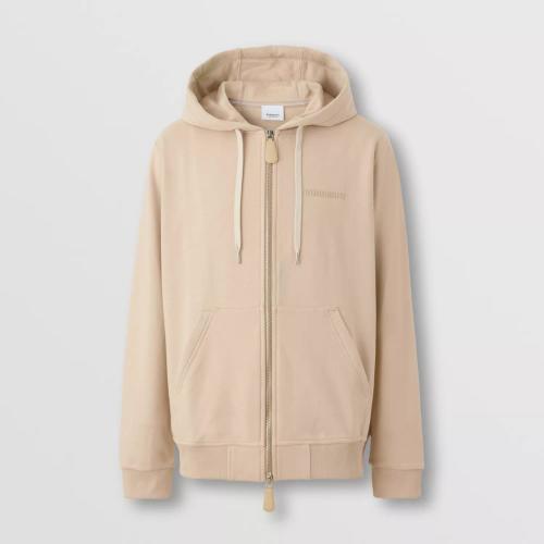  BURBERRY 22年秋冬 男士 徽標(biāo)印花彈力棉質(zhì)連帽上衣 80626221