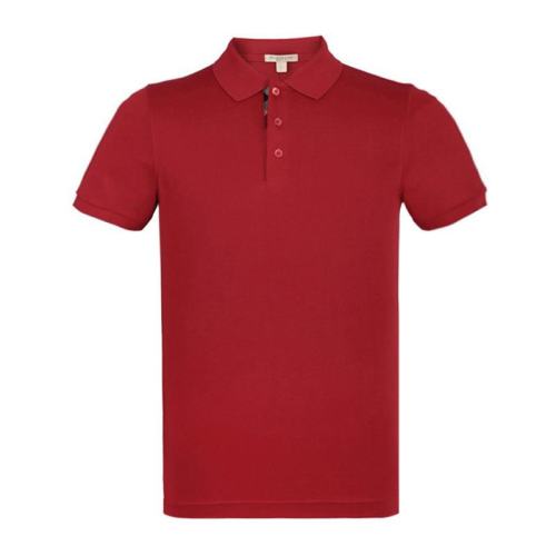  BURBERRY/博柏利 男士紅色純棉POLO衫 3904560 PLFSX