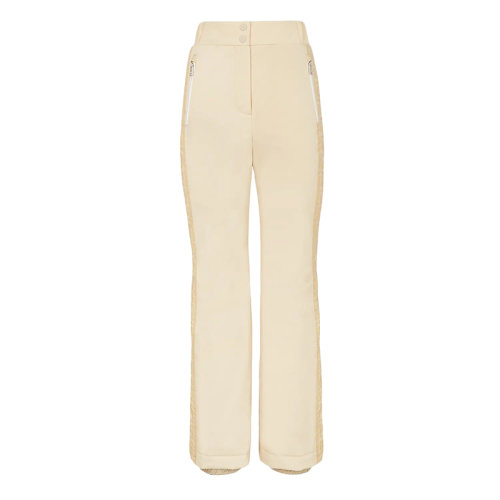 FENDI/芬迪      女士奶油色再生尼龍輕型夾棉滑雪長褲FAB183AGMHF10RM