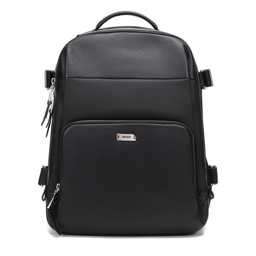 BALLY/巴利 男士涂層棉/牛皮雙肩包 VELTAN