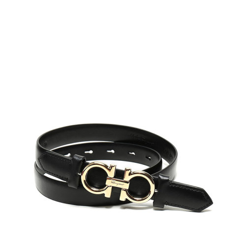 SalvatoreFerragamo/菲拉格慕 女士牛皮板扣式皮帶腰帶 23B707