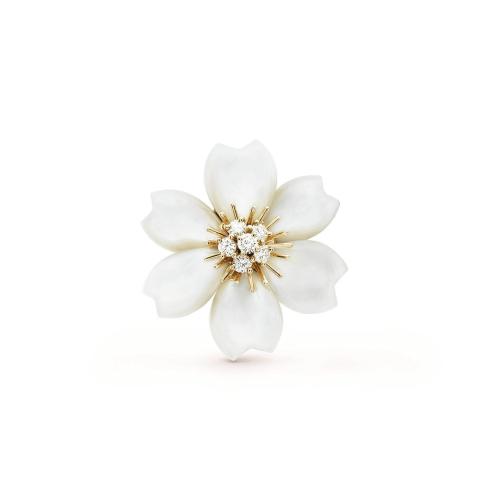  VCA梵克雅寶 22年秋冬 女士 胸針 Rose de Noel吊墜胸針，小號(hào)款式 VCARD30300 預(yù)定商品1-3周發(fā)貨