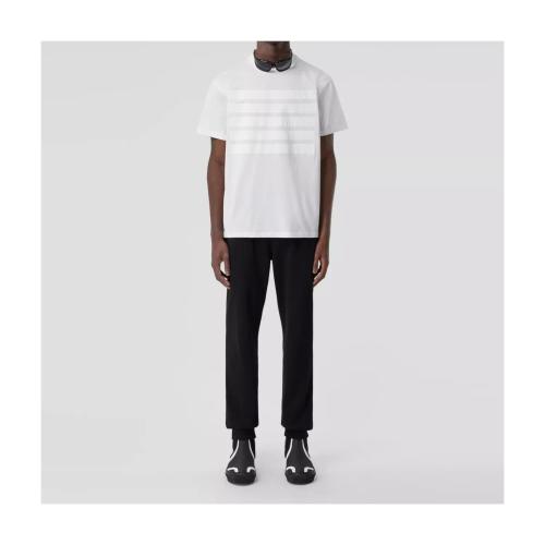  BURBERRY 22年秋冬 男士 Horseferry 印花棉質(zhì)寬松 T 恤衫 80521001