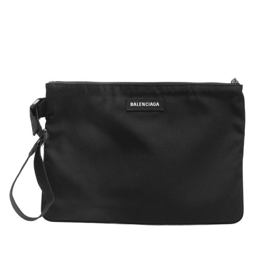 Balenciaga/巴黎世家  男包 男士黑色時尚拉鏈手拿包 5328099TY451000