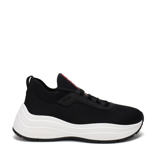 PRADA/普拉達(dá) 男士織物系帶運(yùn)動(dòng)鞋 4E3406 3KTP