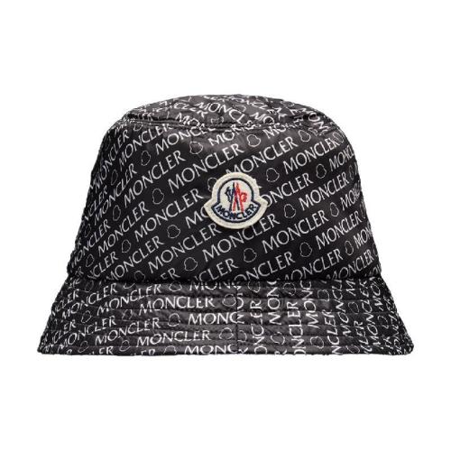  MONCLER蒙可蒙克萊 22年秋冬 女士 帽子 Logo Print Bucket Hat H20933B00051596CFF90