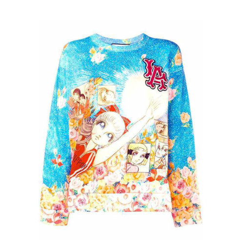 GUCCI/古馳 古奇女裝  時(shí)尚精品美少女 夢(mèng)幻藍(lán)色衛(wèi)衣 469250 X915B  HC0640