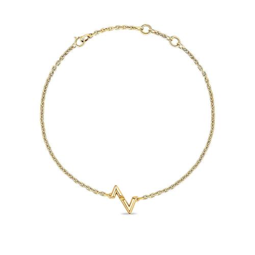  LV路易威登 22年秋冬 女士 手鏈 LV VOLT UPSIDE DOWN CHAIN 18K 金手鏈 Q05279
