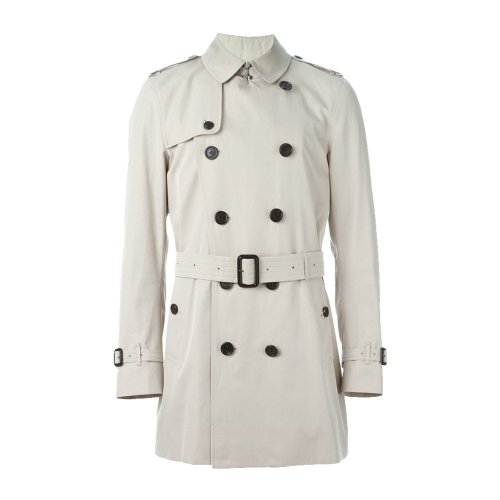 熱賣風(fēng)衣 BURBERRY/博柏利  經(jīng)典棉質(zhì)卡其色男士風(fēng)衣 男士外套 夾克 上裝 瑕疵特賣（陳列痕跡，不影響使用）