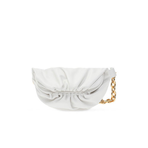 Bottega Veneta/葆蝶家 寶緹嘉女包 女士皮質(zhì)時尚百搭鏈條腰包胸包斜背包 651445VCP41