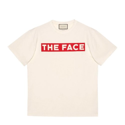  GUCCI/古馳 男士白色棉質(zhì)短袖T恤 565806 XJBCS 9577 PLFSX