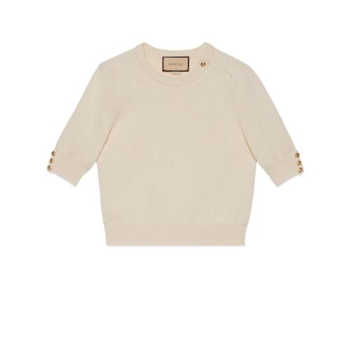  GUCCI古馳 22年秋冬 女士 羊毛羊絨毛衣 713292 XKCM4 9200