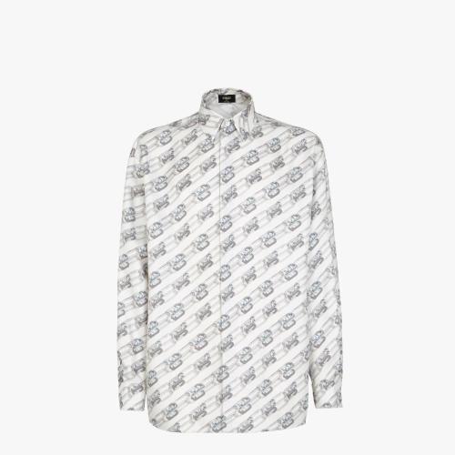  FENDI芬迪 22年秋冬 男士 長(zhǎng)袖襯衫 Shirt FS058_L2MF0TU9