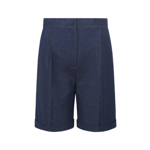 MaxMara/麥絲瑪拉 女士棉質(zhì)高腰休閑短褲五分褲 17810321 LUCHINO