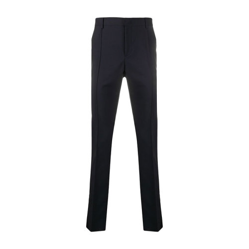 Valentino/華倫天奴  男褲 時尚簡約 男士深藍色羊毛休閑褲 TV3RBD855VJ KL7