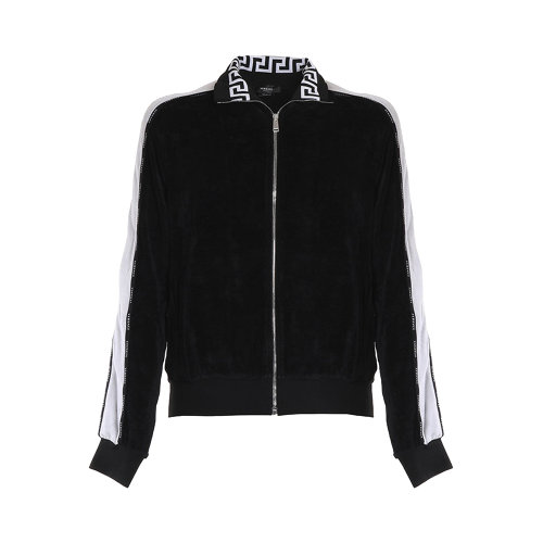 VERSACE/范思哲 男士黑色黑色粘膠纖維混紡聚酰胺外套夾克 A88743-A234742-A1008