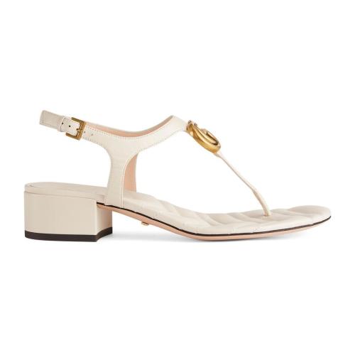  GUCCI古馳 22年秋冬 女士 女士雙G涼鞋 674840 BKO00 9022