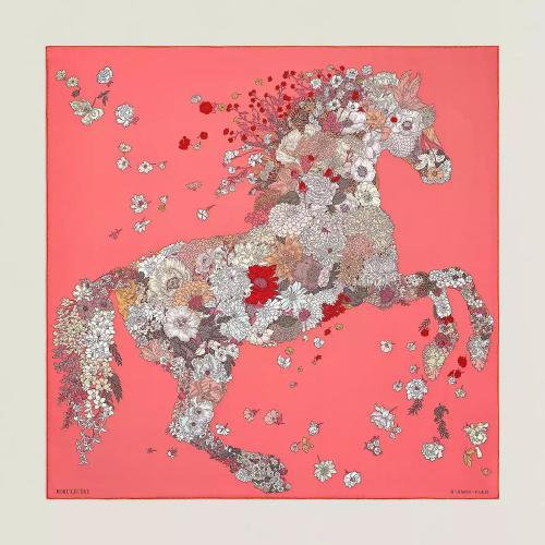  HERMES愛馬仕 22年秋冬 女士 圍巾 Carre 90 Robe Legere H003904S 06