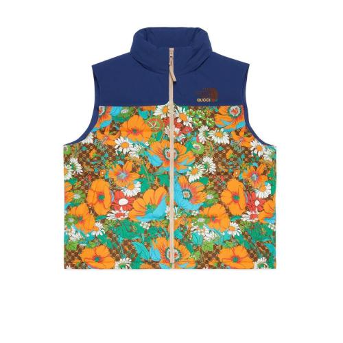  GUCCI古馳 22年秋冬 男士 The North Face x Gucci聯(lián)名系列馬甲 663762 XAADR 3473