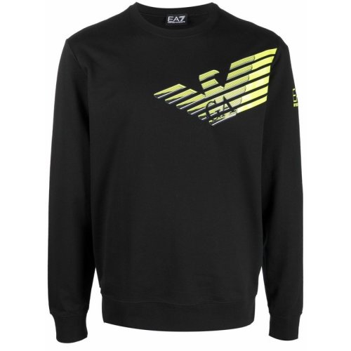  Emporio Armani/安普里奧阿瑪尼 男士黑色棉質(zhì)衛(wèi)衣 6KPM45 PJ05Z 1200 PLFSX