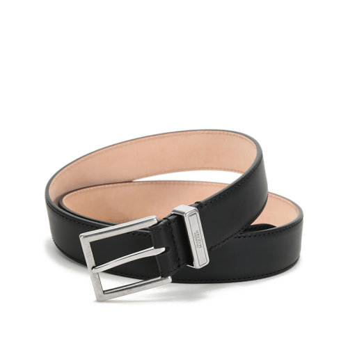 Alexander McQueen/亞歷山大麥昆 男士牛皮革針扣式皮帶腰帶 625540 1XI0Y