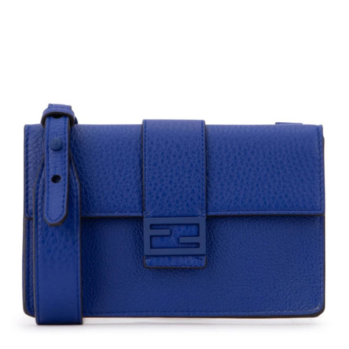 FENDI/芬迪  男士方形翻蓋FF磁扣BAGUETTE手拿包單肩包斜挎包男包 7M0295多色可選