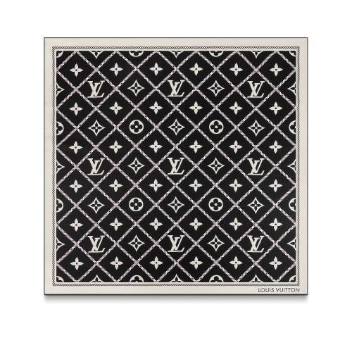  LV路易威登 22年秋冬 女士 圍巾 CROISILLON 方巾 M77456