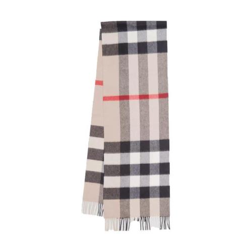  BURBERRY 22年秋冬 女士 格紋羊絨圍巾 80155501
