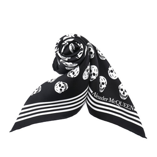 Alexander McQueen/亞歷山大麥昆22新品女士方絲巾女士絲巾5909294001Q