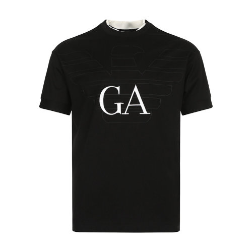 Emporio Armani/安普里奧阿瑪尼 棉質(zhì)圓領(lǐng)男士短袖T恤 3G1TL8 1JTUZ F042