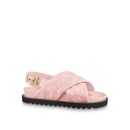  LV路易威登 22年秋冬 女士 平底涼鞋 Sandale plate confort Paseo 1A9RFK 1A9RFI 1A9RFG 1A9R