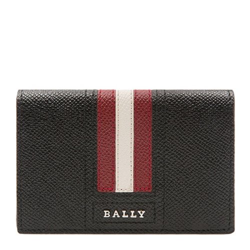  BALLY/巴利 男士深色牛皮革卡包 6218025 PLSX