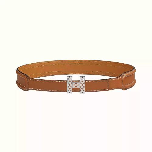  HERMES愛馬仕 22年秋冬 女士 腰帶 Boucle de ceinture Garden Party %26 Cuir de ceinture 24?