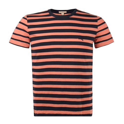  BURBERRY/博柏利 男士橙色棉質短袖POLO衫 3963007 PLFSX