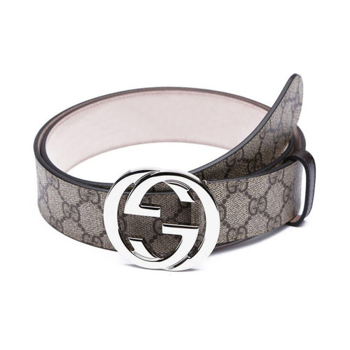 GUCCI/古馳 男士人造帆布板扣式腰帶皮帶 411924 KGDHN