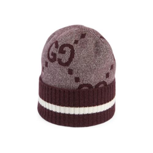  GUCCI古馳 22年秋冬 男士 GG山羊絨帽 676827 4GABX 6378